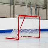 Eishockey Tore – 1,8m x 1,2m – wählen Sie entweder das Regelung-Tor (3,9cm Stahlrahmen) oder professionelles Tor (5,1cm...