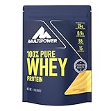 Multipower 100% Pure Whey Protein – wasserlösliches Proteinpulver mit Banane Mango Geschmack – Eiweißpulver mit Whey Isolate...