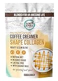 BLEND REPUBLIC® Keto Coffee Creamer Caramel für ketogene Ernährung - mit MCT-Öl, Kokosöl & Kollagen - Ketogener...