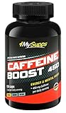 MySupps- Caffeine Boost 300, hochdosierte Koffein Formel, 300mg Koffein pro Portion, Pre-Workout Booster, Mentaler Focus ohne...