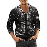 Herren Polohemd Mens Fashion Casual Button Kurzarm T-Shirt Jacke Top Activewear-Poloshirts für Herren Freizeithemden Für Herren...