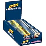Powerbar - Protein Plus mit L-Carnitine - Raspberry Yoghurt - 30x35g - Protein Riegel mit Magnesium, Calcium&L-Carnitine -...
