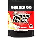 Powerstar SUPER HI PRO 128 | Mehrkomponenten Protein-Pulver Mango Lassi 1kg | Höchstmögliche Biologische Wertigkeit |...