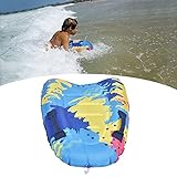 Tenpac Tragbares aufblasbares Bodyboard, aufblasbares schwimmendes Brett, Sommer-Surf-Bodyboard zum Schwimmen-Training zum...