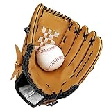 Baseball Handschuhe aus PU-Leder Baseball Glove Batting Handschuhe mit Einem Ball Softball Handschuhe für Kinder Erwachsene