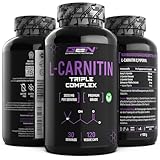 L-Carnitin Triple Komplex - 3000 mg je Tagesportion - Premium: Komplex aus Acetyl-l-carnitin, L-Carnitin Tartrat & Carnitin...