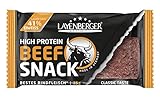 Layenberger High Protein Beef Snack Classic Taste, herzhafter Protein Snack aus deutschem Rindfleisch mit 41 % Eiweiß, nur 1,7 %...
