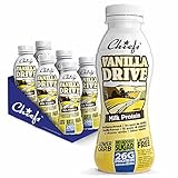 Chiefs Milk Protein Drink mit 26g Protein und BCAA • High Protein Shake low carb, laktosefrei, zuckerarm • 6 x 330ml (Vanille...
