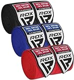 RDX 4.5m Profi Boxbandagen 3 Paar Set, MMA Boxen Muay Thai, Elastisch Handbandagen Mit Daumenschlaufe, Lang Innenhandschuhe,...