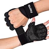 FREETOO Fitness Handschuhe Atmungsaktive rutschfeste Trainingshandschuhe Sport Handschuhe mit Handgelenkstütze und Palm Schutz,...