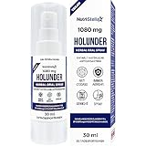 NutriStella Starker Premium Holunder Extrakt Spray - Hochdosiert, Potent Antioxidant, Immunität, 30 Tagesdosen, Finalist...