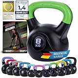 Body & Mind® Kettlebell Kugelhantel 2-20 kg - Workout Gewicht-Hantel für Kraft-Training - Profi Fitness Schwunghantel aus...