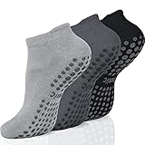 Ozaiic Yoga Socken für Damen und Herren, Stoppersocken, Antirutschsocken, Barfuß, Rutschfeste, Pilates, Krankenhaus, Zuhause,...