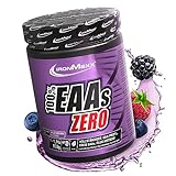 IronMaxx 100% EAAs Zero - Wildberry 500g Dose | EAA-Pulver, vegan und zuckerfrei mit allen 8 essentiellen Aminosäuren |...