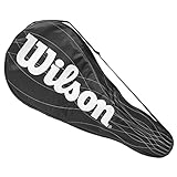 Wilson Performance Schlägerhülle für einen Tennisschläger Cover Performance Schwarz Einheitsgröße