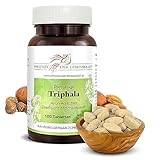 Triphala Tabletten à 480 mg Wirkstoff (Dreifrucht, Haritaki, Amalaki und Bibhitaki), 100 Tabletten, Premium Qualität, Tabletten...