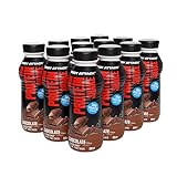 Body Attack High Protein Shake - Chocolate, 12 x 500 ml, je 50 g Protein - kalorienarmer Protein Shake für Muskelaufbau -...