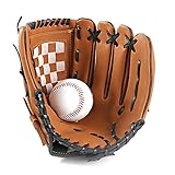Baseball Handschuhe Softball Handschuhe aus PU-Leder Baseball Glove Batting Handschuhe Training Wettbewerb Handschuh Dauerhaft...