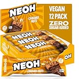 NEOH Zero Zucker Karamell-Nuss-Riegel | Vegan & Low Carb | 137 kcal & 1g Zucker | 6g Protein | Die gesunde Alternative zu...