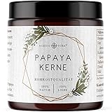Papaya Kerne von Nordic Pure 100g | Papaya-Samen in Rohkostqualität | Papaya-Pfeffer ohne Zusatzstoffe - Hoher Papain Gehalt |...