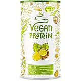 Vegan Protein - HASELNUSS - Pflanzliches Proteinpulver aus Reis, Lupinen, Erbsen, Chia-Samen, Leinsamen, Amaranth, Sonnenblumen-...
