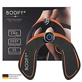 Bodify® EMS Trainingsgerät zur gezielten Stimulation der Po Muskulatur! - Muskelaufbau - EMS Hüfttrainer - Elektro...