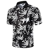 Poloshirt Herren Kurzarm Sport Shirt Männer Golf Polohemd Slim Fit Activewear Sommerhemd Hemd Herren H10PS10K