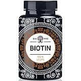 DiaPro® 365 Stück Hochdosierte Biotin-Tabletten mit 10 mg Biotin pro Tablette Auch als Vitamin B7 bzw. Vitamin H bekannt...