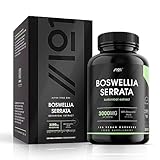 Boswellia-Serrataextrakt 3000mg - Boswellia Serrata - Indischer Weihrauch - Keine Zusatzstoffe - Gentechnikfrei, Glutenfrei. 120...
