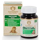 Maharishi Ayurveda Shatavari Indischer Spargel (Spargel Racemosus) Bio, hochdosiert, vegetarischer Veganer ohne Gentechnik 60...