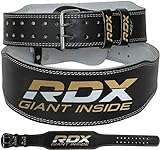 RDX 4” Gewichthebergürtel Leder | Fitness-Gürtel Geeignet Für Bodybuilding, Gewichtheben & Krafttraining |...