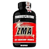 Powerstar 120 ZMA Kapseln hochdosiert | 25mg Zink pro Kapsel mit Magnesium & Vitamin B6 | Laborgeprüfte Pharmaqualität aus...