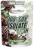IronMaxx 100% Soy Isolate Vegan - Schokolade 500g Beutel | veganes laktosefreies Proteinpulver aus hochwertigen Sojabohnen |...