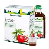 Schoenenberger - Granatapfel-Muttersaft - 3x 200 ml (600 ml) Glasflaschen - naturrein - Nahrungsergänzungsmittel - enthält 1,7...