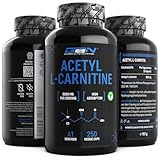 Acetyl L-Carnitin 3000 mit 250 Kapseln - 3000 mg pro Tagesportion - Premium: L-Carnitine als Acetyl Form - Hochdosiert -...