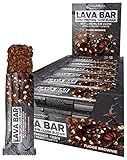 IronMaxx Lava Bar Proteinriegel - Fudge Brownie 18 x 40g | High-Protein mit cremigem Kern und knusprigen Topping |...