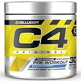 C4 Original - Pre-Workout-Booster - Getränkepulver für Energy Drink | 150 mg Koffein + Beta-Alanin + Kreatin-Monohydrat (Icy...