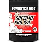 Powerstar SUPER HI PRO 128 | Mehrkomponenten Protein-Pulver Coconut 1kg | Höchstmögliche Biologische Wertigkeit | Eiweiß-Pulver...