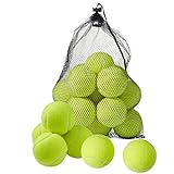 Bramble - 15 Tennisbälle mit Tragetasche - Ideal für Sport, Training, Spiele, Hunde & Haustiere - Robust & Praktisch (15er Pack)