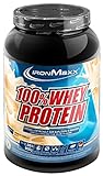 IronMaxx 100% Whey Protein Pulver - French Vanilla 900g Dose | zuckerreduziertes, wasserlösliches Eiweißpulver aus Molkenprotein...