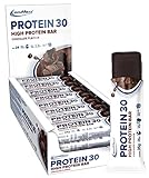 IronMaxx Protein 30 Eiweißriegel - Schokolade 24 x 35g | palmölfreier und glutenfreier Proteinriegel mit Vitaminen | für...